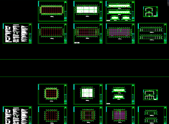舟山钢结构厂房图纸