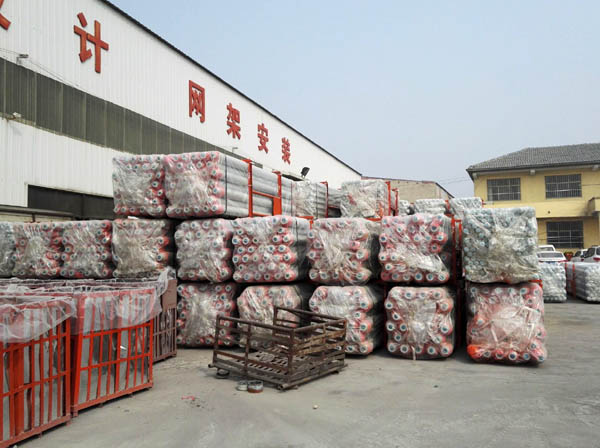 舟山网架成品待发