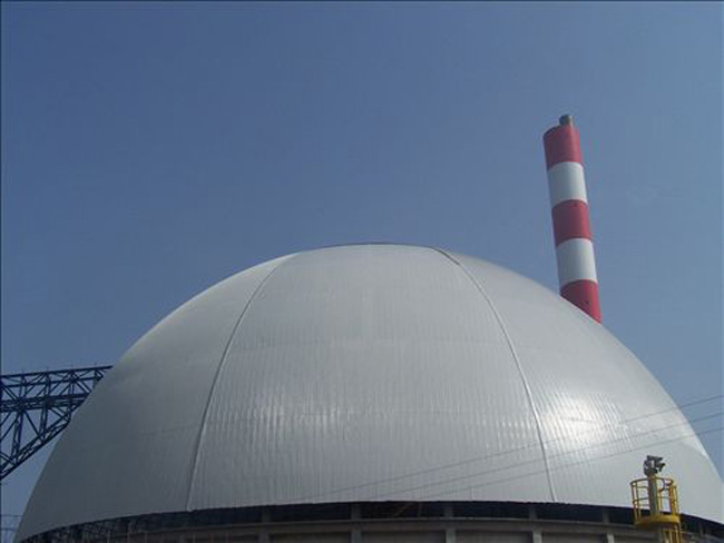舟山球形发电厂网架工程